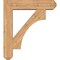 Ekena Millwork Westlake Craftsman Smooth Bracket w/ Offset Brace, Western Red Cedar, 7 1/2"W x 32"D x 36"H BKT0806X32X36WTL04SWR - alternate 2